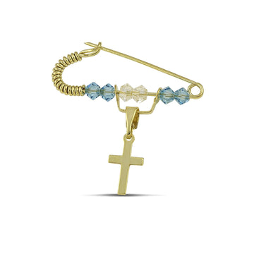 Παραμάνα παιδική Κ14 με κρεμαστό σταυρουδάκι